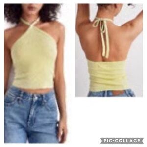 Madewell Supima Rib Halter Tank Top